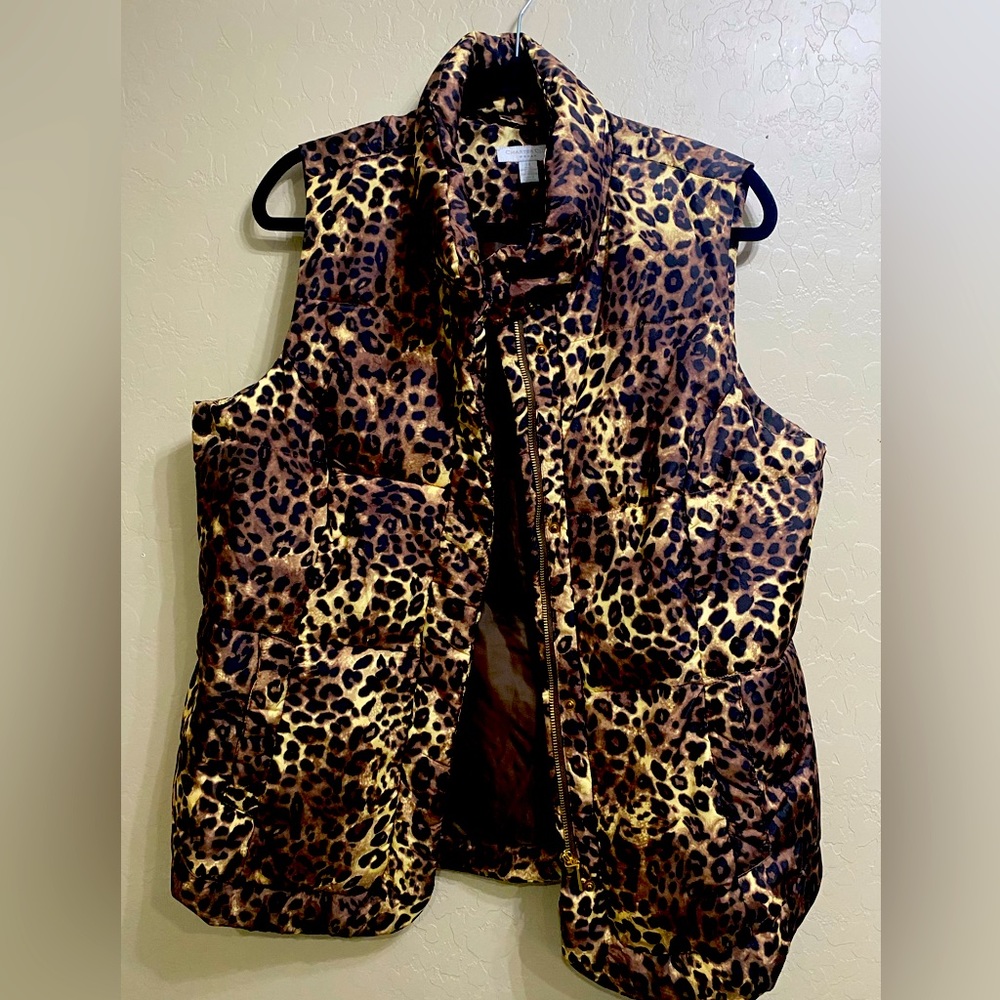 Cheetah Print Puffer Jacket